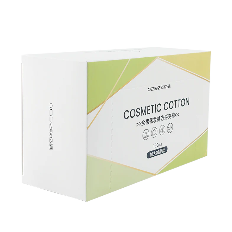 Little Cotton Rounded Corner Cotton Pads – Premium Lint-Free Facial Cotton