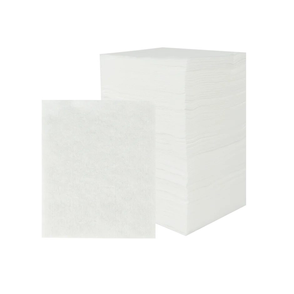 Little Cotton™ Plain Non-Pressed Edge Cotton Pads – 100% Pure Natural Cotton – Splittable Multi-Layer Pads (8x10cm)