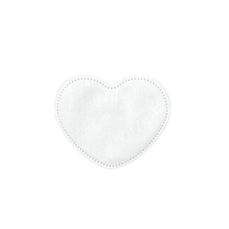 Heart-Shaped Organic Cotton Pads – Cute & Eco-Friendly Makeup Remover Wipes