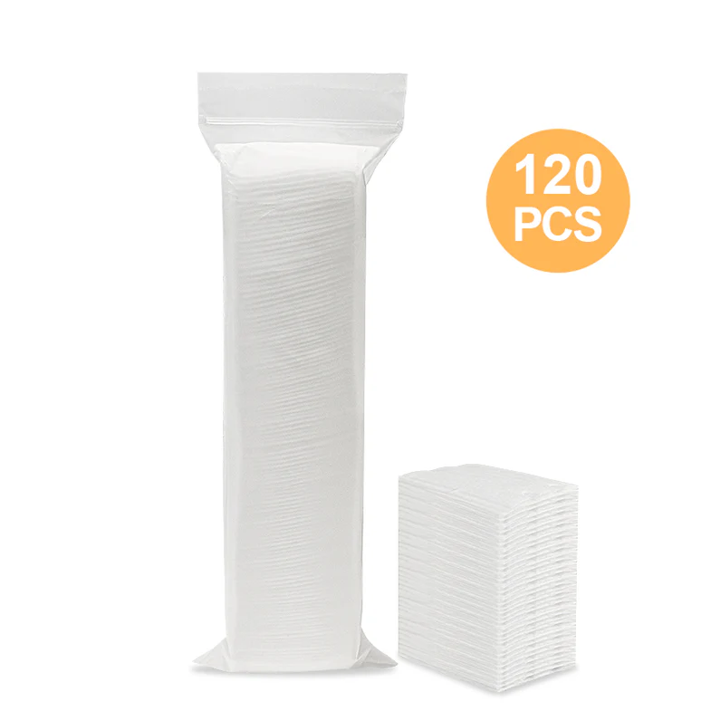 Private Label Premium 100% Cotton Cosmetic Pads – Custom Logo Printed Packaging