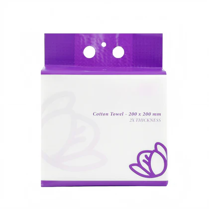 Hanging Soft-Pack Disposable Cotton Face Towels – Wall-Mounted Space-Saving Dispenser – 100% Biodegradable Dry Wipes (Wholesale)